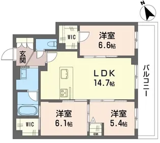 セルディーナ プリマ【2階】の間取り
