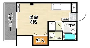 メゾンキャンパスII【2階】の間取り