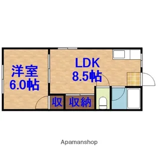 蘇我野ハウス1号棟【1階】の間取り