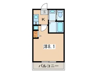 ヨコハマディパ-チャ-レジェンド【2階】の間取り