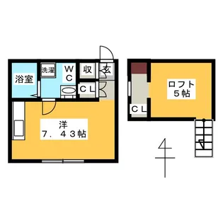 Prima Felice【1階】の間取り