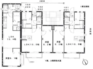 アーバングレイス西荻【1階】の間取り