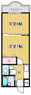 ソフィア六丁の目【4階】の間取り