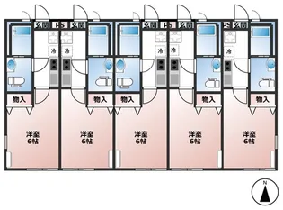 Green Commons【1階】の間取り