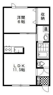 ベルフルール【1階】の間取り