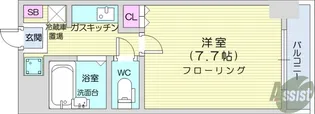 パルメゾン旭ヶ丘【5階】の間取り