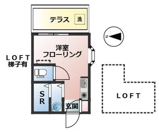 ハイツトモハル【2階】の間取り