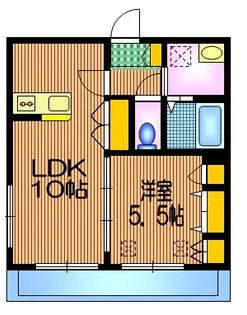 メゾン ド レスポワール【3階】の間取り