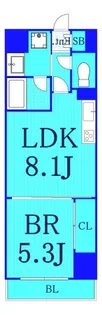 カンフォーラ【8階】の間取り