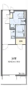 クレイノSASALA【3階】の間取り