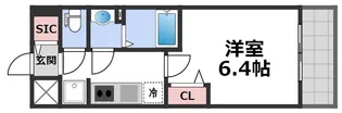 プレサンス森ノ宮 THEゲート【2階】の間取り
