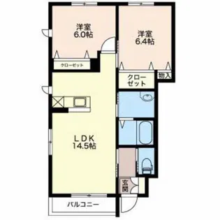ベルフィオーレ C【1階】の間取り