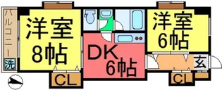 メゾン・ピュール【4階】の間取り