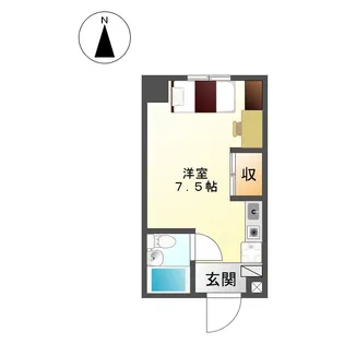 メゾンG.PRO【5階】の間取り