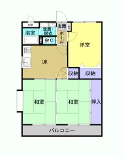 アムール花牟禮【1階】の間取り