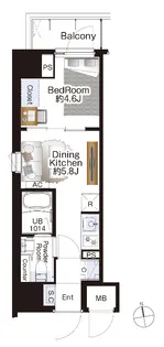 AIFLAT高円寺【3階】の間取り