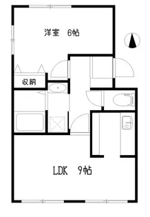 関根コーポ【1階】の間取り