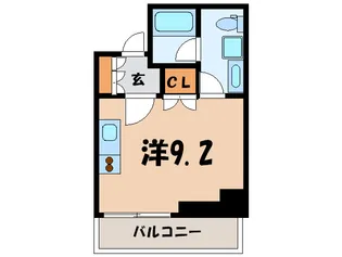 ベルファ-ス芝浦タワ-【8階】の間取り