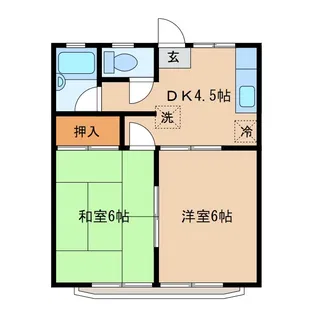 ドリーム下妻【2階】の間取り