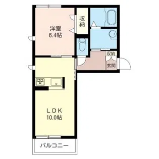 フルールII番館【2階】の間取り