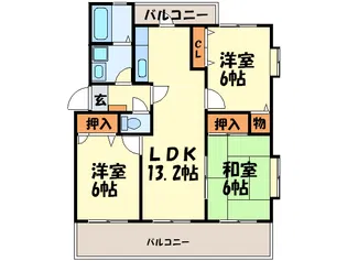 第3大野ビル【3階】の間取り