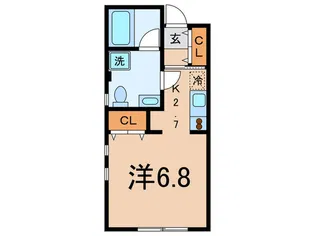 J.CREST【1階】の間取り