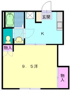 メゾン一刻館【1階】の間取り