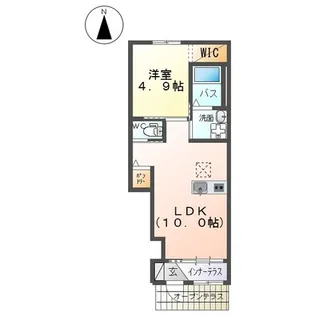 AvantiII【1階】の間取り