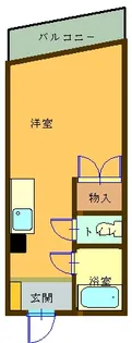 ACハイム小倉 I号棟【2階】の間取り