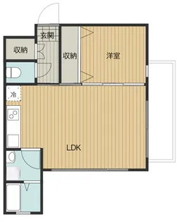 リヴィエールトピカ【8階】の間取り