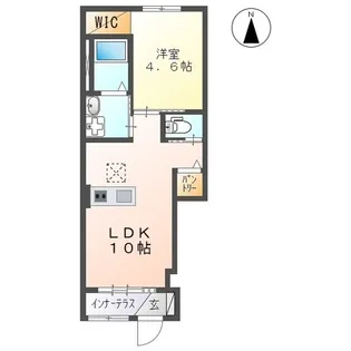 レイクルイーズ【1階】の間取り