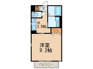 ウィップハイム【2階】の間取り