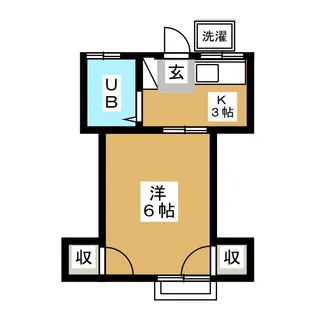 グリーンコーポ【1階】の間取り