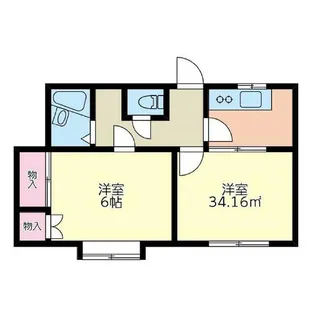 Du Castle M【2階】の間取り