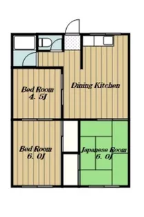 志田ハイツ【1階】の間取り