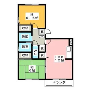 Sejour COSMOS B棟【3階】の間取り