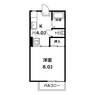 TOJU東石川【2階】の間取り