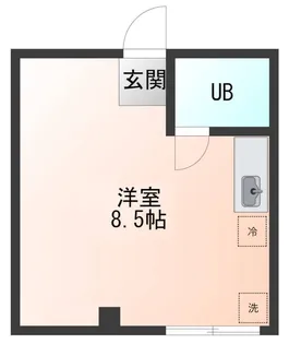 第二ラフォーレ君枝【2階】の間取り
