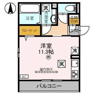 群馬県高崎市あら町【アパート】の間取り