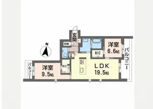 シャーメゾン別府駅前【3階】の間取り