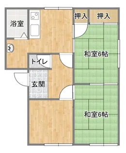 くぼた遊はうす【2階】の間取り