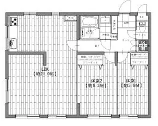 アーバン井草【1階】の間取り