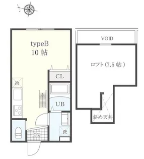 アーリーガーデン横濱山手II【2階】の間取り