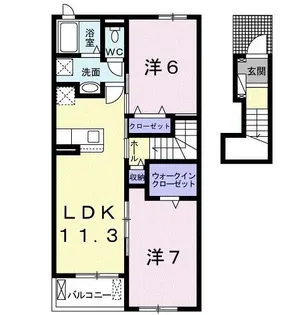 エトワール・N【2階】の間取り