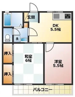 オーベルジュ湘南【1階】の間取り