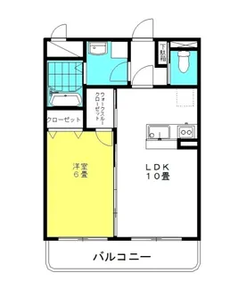 ラフェリアーナ・kisakiI【2階】の間取り