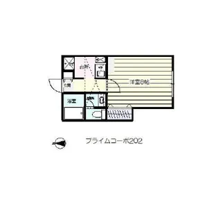 プライムコーポ【2階】の間取り