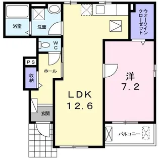 イーハトーブ I【1階】の間取り