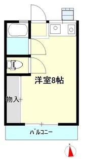 ベルダアルボ【2階】の間取り