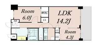 Raffine京都上鳥羽【1階】の間取り